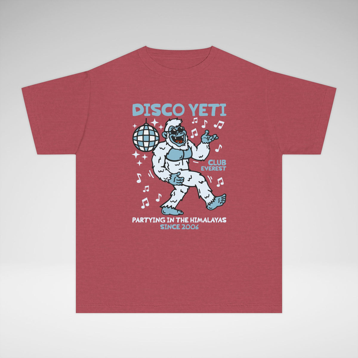Disco Yeti Comfort Colors Youth Midweight Tee