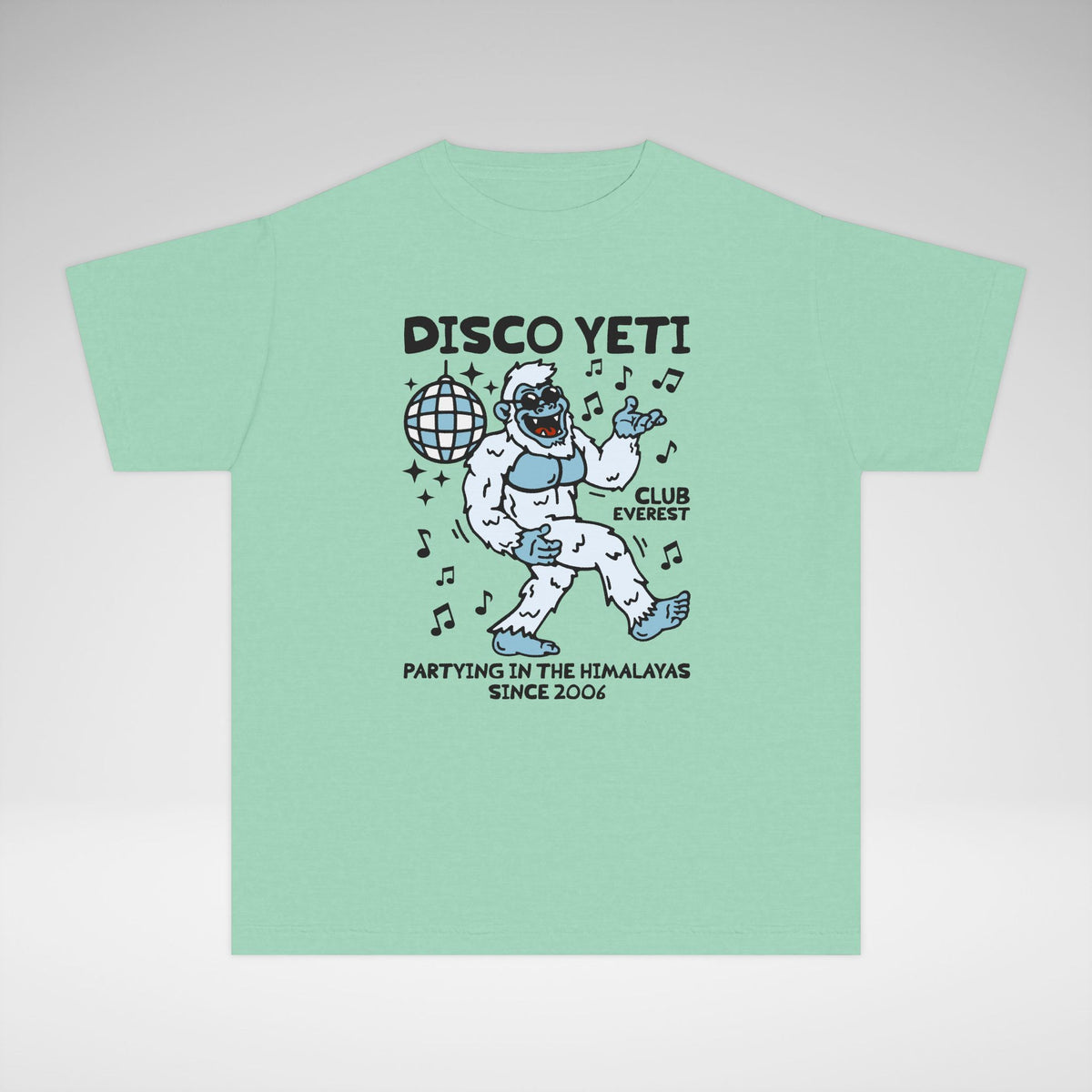Disco Yeti Comfort Colors Youth Midweight Tee