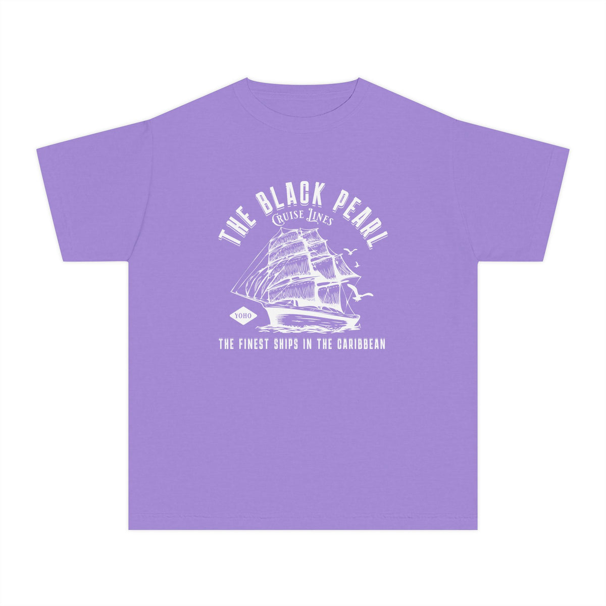 Black Pearl Cruise Lines Comfort Colors Youth Midweight Tee