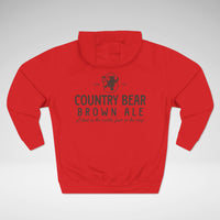 Country Bear Brown Ale Lane Seven Fleece Hoodie