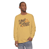 Yee Haw Comfort Colors Unisex Garment-dyed Long Sleeve T-Shirt