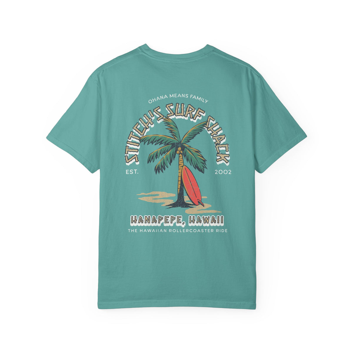 Stitch's Surf Shack Comfort Colors Unisex Garment-Dyed T-shirt