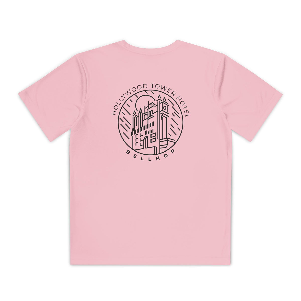 Hollywood Tower Hotel Moisture-Wicking Youth Tee — Disney Parks Ride Shirt