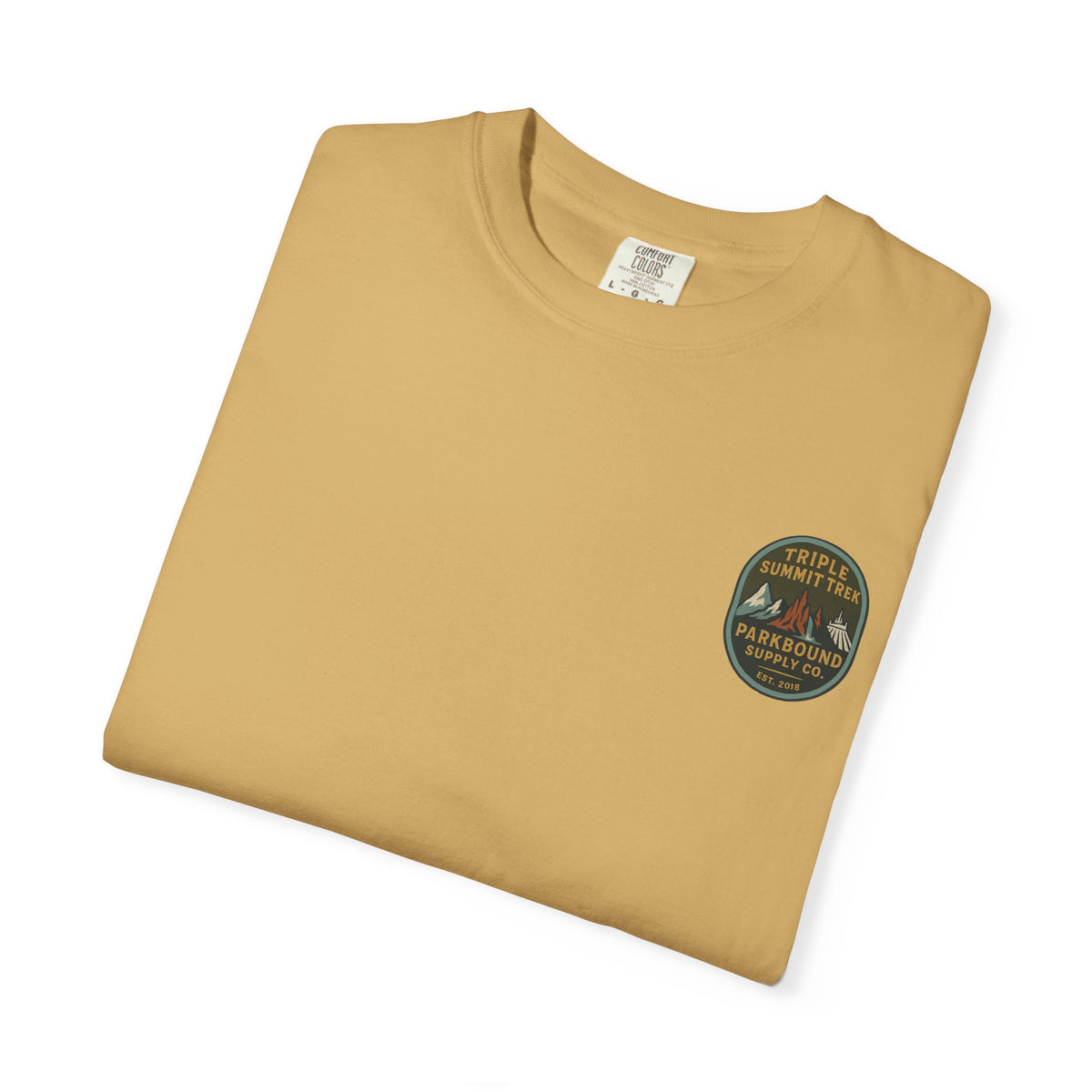 Triple Summit Trek Comfort Colors Unisex Garment-Dyed T-shirt
