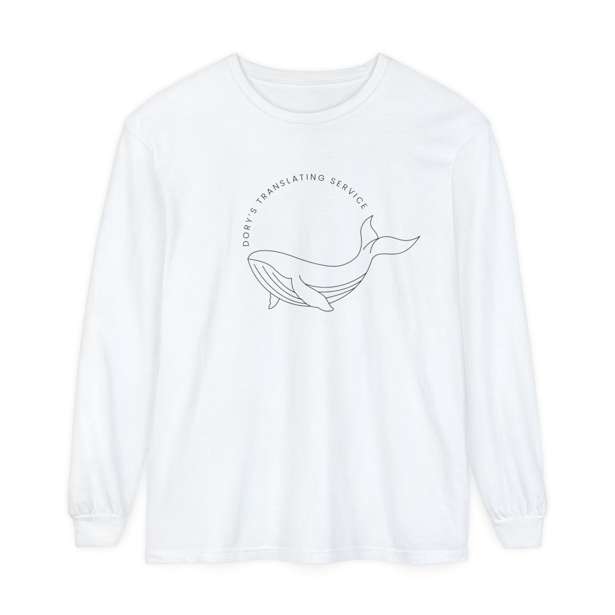 Dory's Translating Service Comfort Colors Unisex Garment-dyed Long Sleeve T-Shirt
