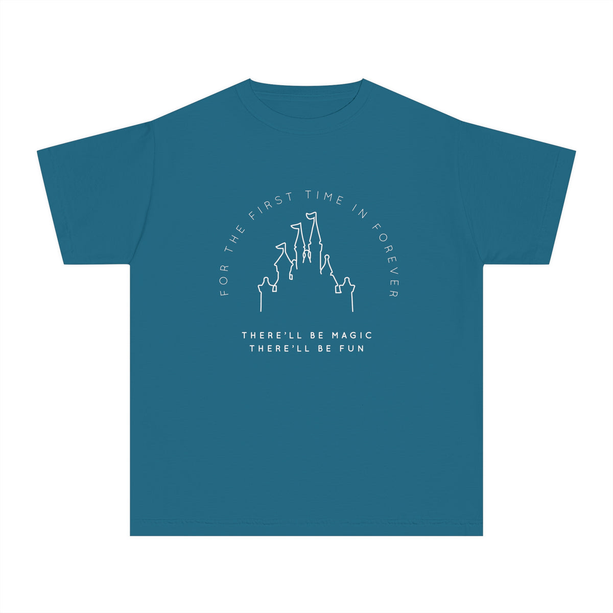 For The First Time In Forever Comfort Colors Youth Midweight Tee