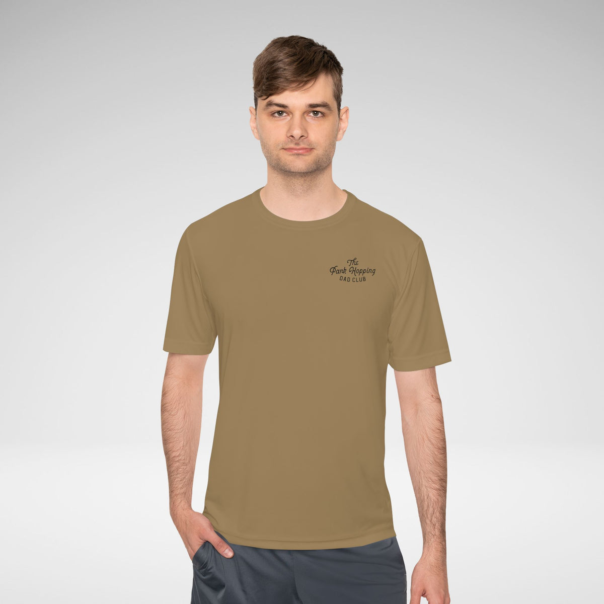 Park Hopping Dad Club Performance Moisture-Wicking Tee