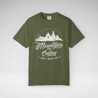 The Mountains Are Calling Comfort Colors Unisex Garment-Dyed T-shirt