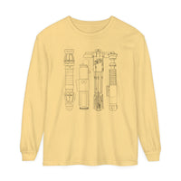 Lightsabers Comfort Colors Unisex Garment-dyed Long Sleeve T-Shirt