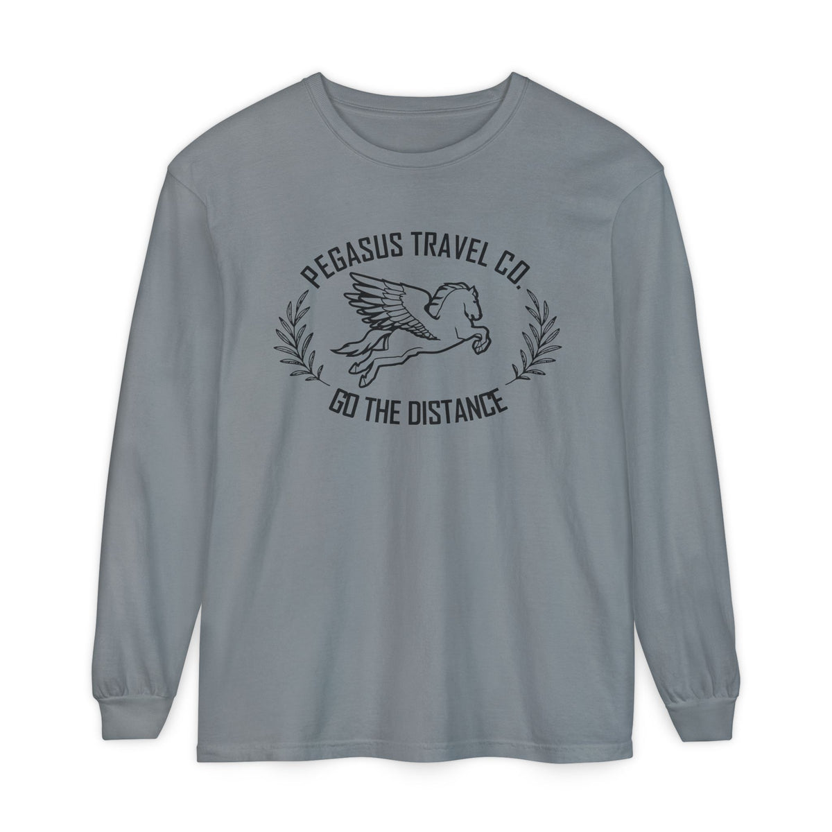 Pegasus Travel Co Comfort Colors Unisex Garment-dyed Long Sleeve T-Shirt