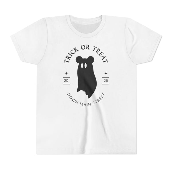 Trick or Treat Down Main Street Youth Short Sleeve Tee