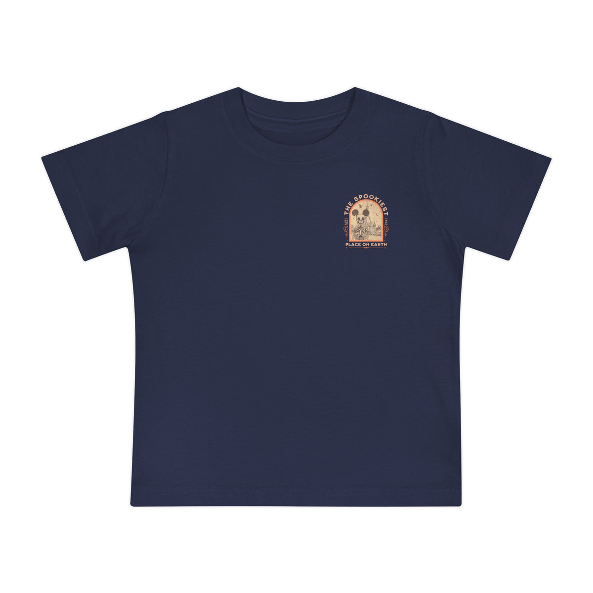 The Spookiest Place on Earth Bella Canvas Baby Short Sleeve T-Shirt