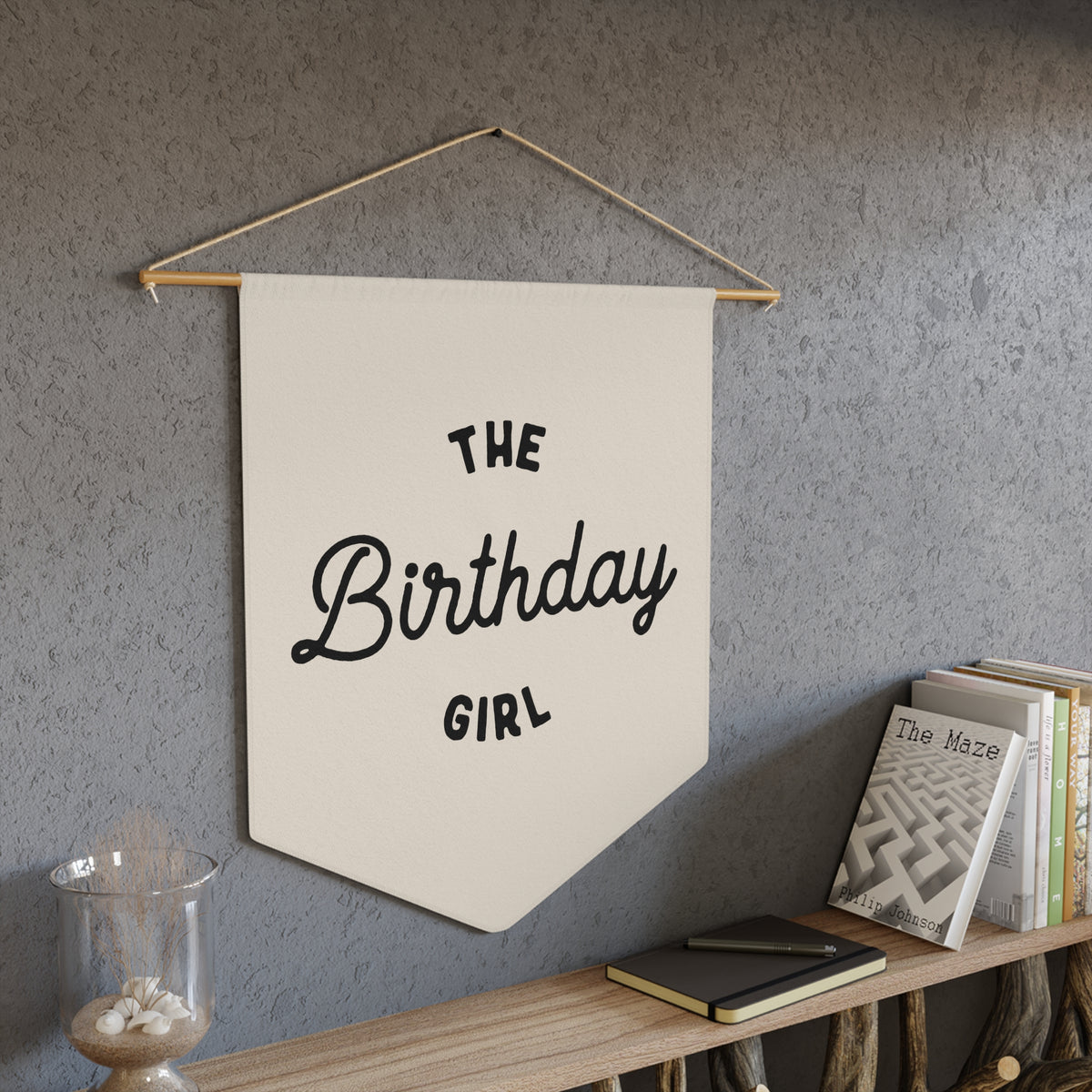 The Birthday Girl Wall Pennant