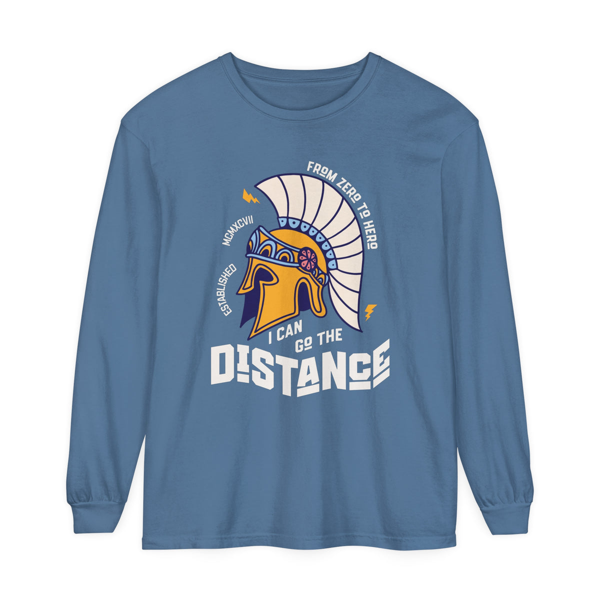 I Can Go The Distance Comfort Colors Unisex Garment-dyed Long Sleeve T-Shirt