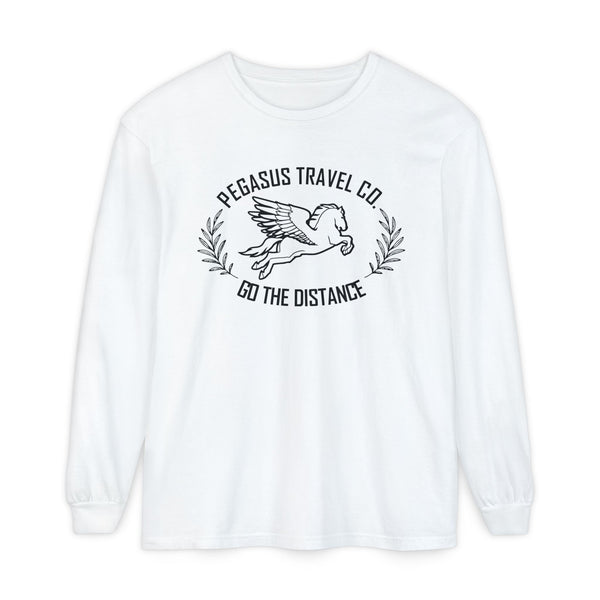 Pegasus Travel Co Comfort Colors Unisex Garment-dyed Long Sleeve T-Shirt