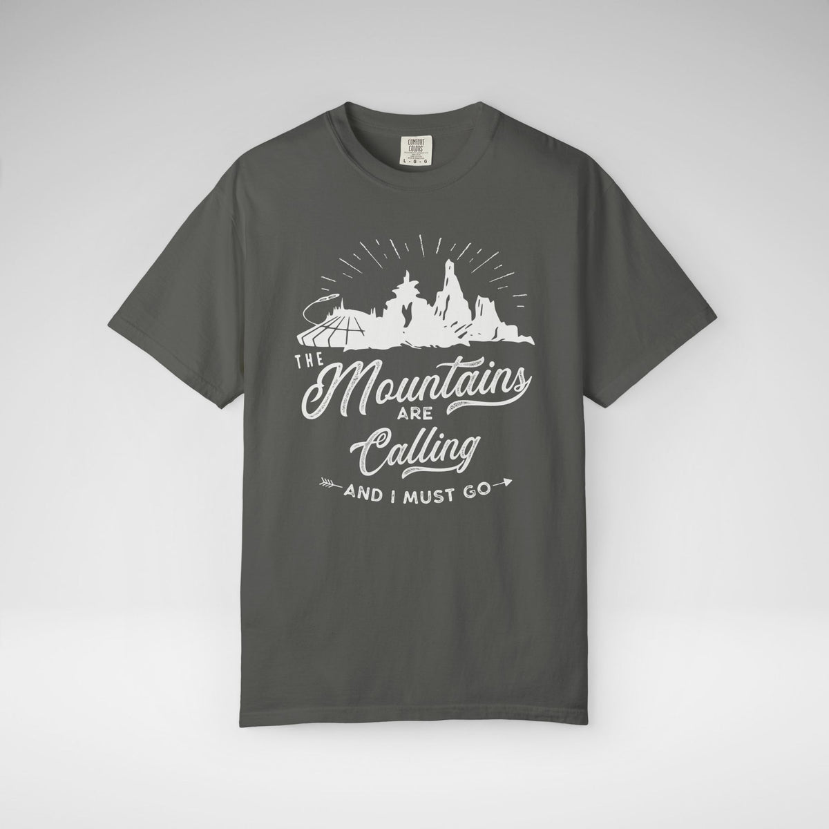 The Mountains Are Calling Comfort Colors Unisex Garment-Dyed T-shirt