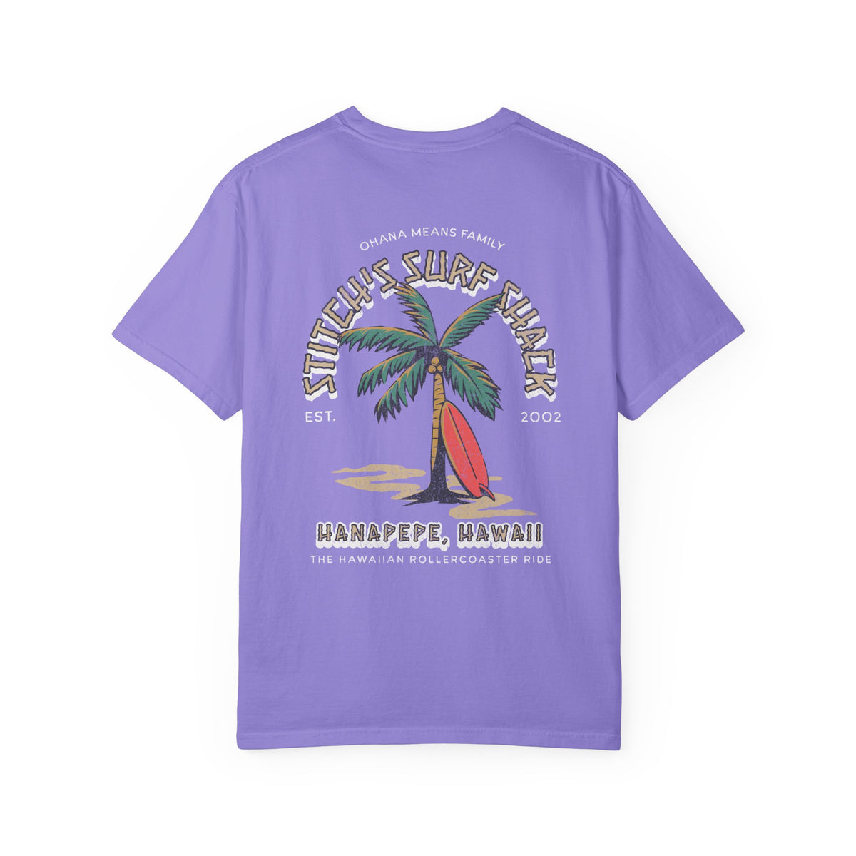 Stitch's Surf Shack Comfort Colors Unisex Garment-Dyed T-shirt