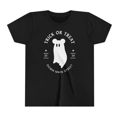 Trick or Treat Down Main Street Youth Short Sleeve Tee