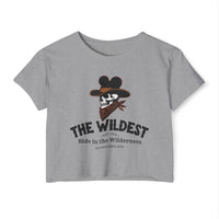 The Wildest Ride in the Wilderness Women's Festival Crop Top