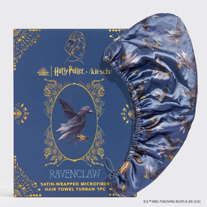 Harry Potter X Kitsch Satin-Wrapped Hair Towel - Ravenclaw