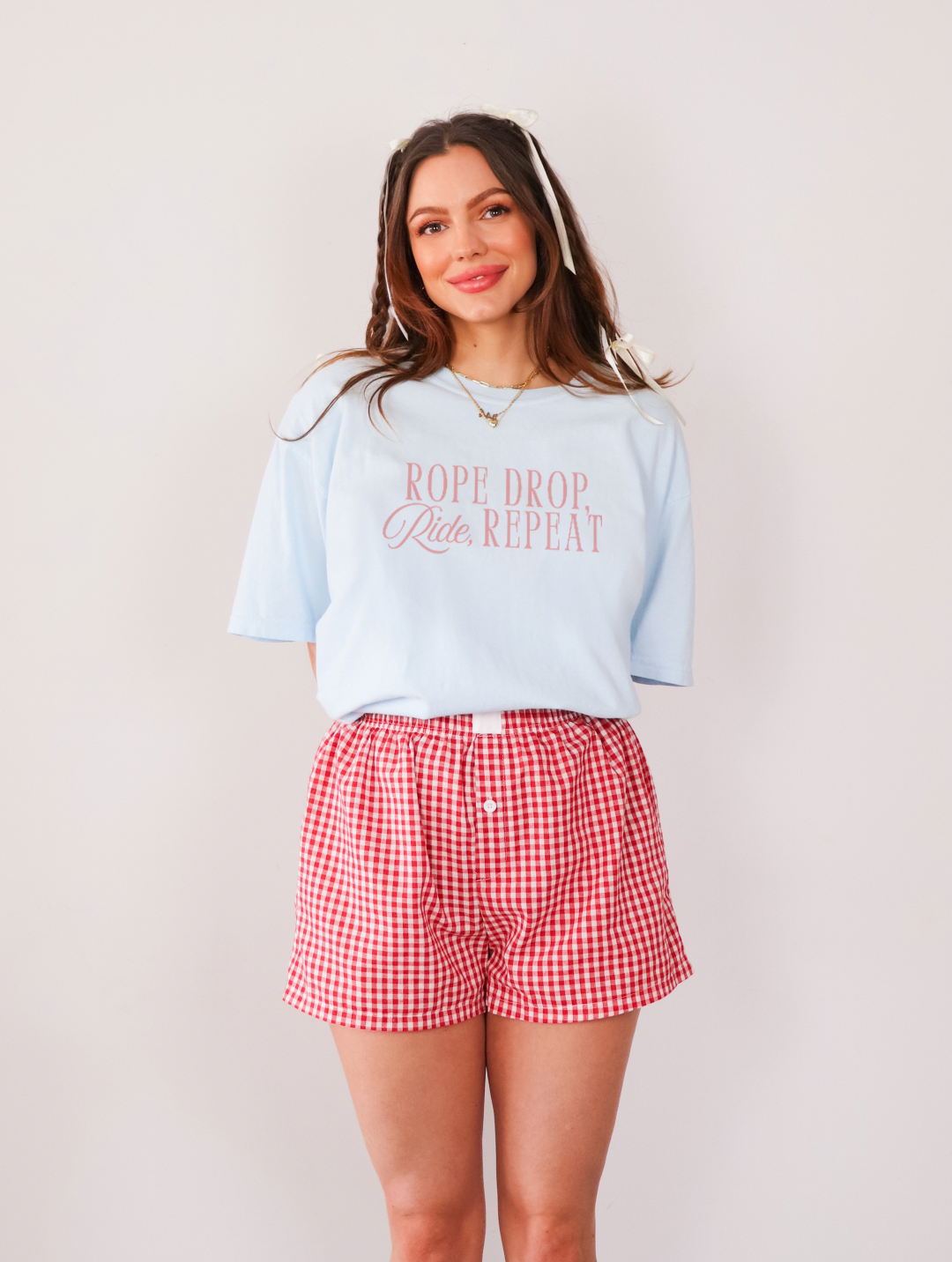 Rope Drop, Ride, Repeat Comfort Colors Unisex Garment-Dyed T-shirt