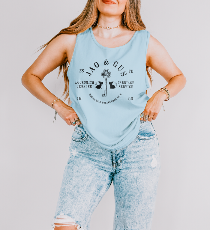 Jaq & Gus Locksmith Unisex Comfort Colors Garment-Dyed Tank Top
