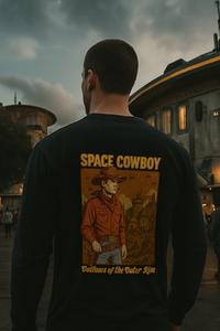 Space Cowboy Outlaws of the Outer Rim Comfort Colors Unisex Garment-dyed Long Sleeve T-Shirt