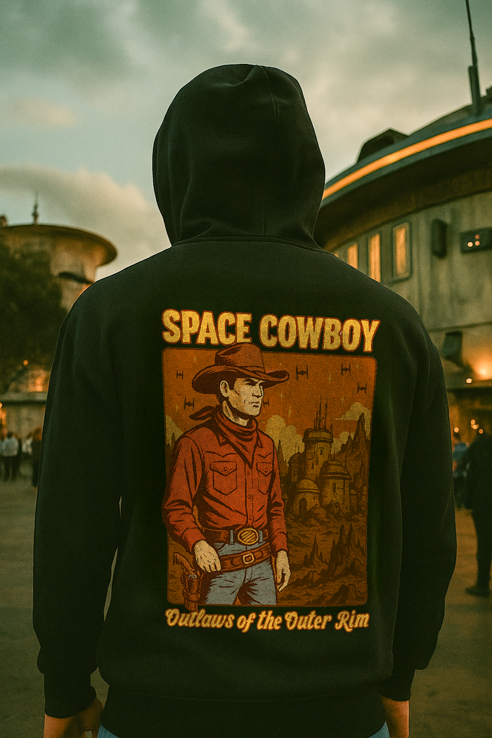 Space Cowboy Outlaws of the Outer Rim Lane Seven Fleece Hoodie