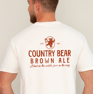 Country Bear Brown Ale Comfort Colors Unisex Garment-Dyed T-shirt