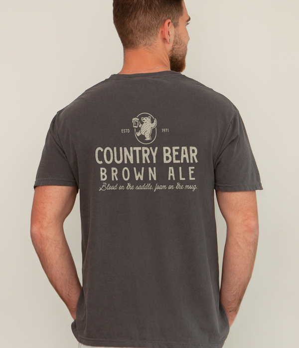 Country Bear Brown Ale Comfort Colors Unisex Garment-Dyed T-shirt