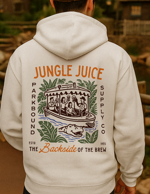Jungle Juice - The Backside of the Brew Lane Seven Fleece Hoodie