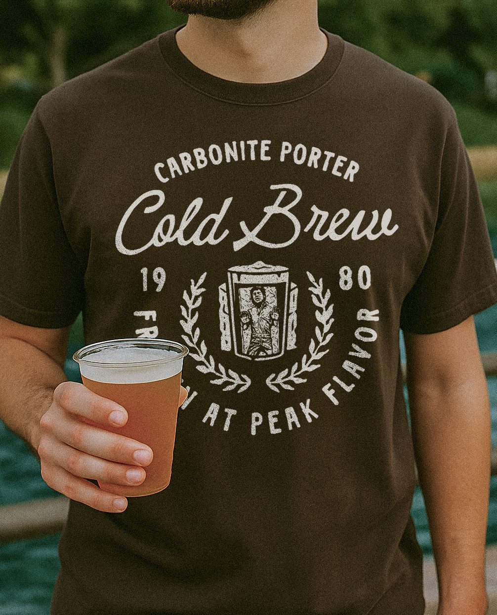 Carbonite Porter Cold Brew Comfort Colors Unisex Garment-Dyed T-shirt