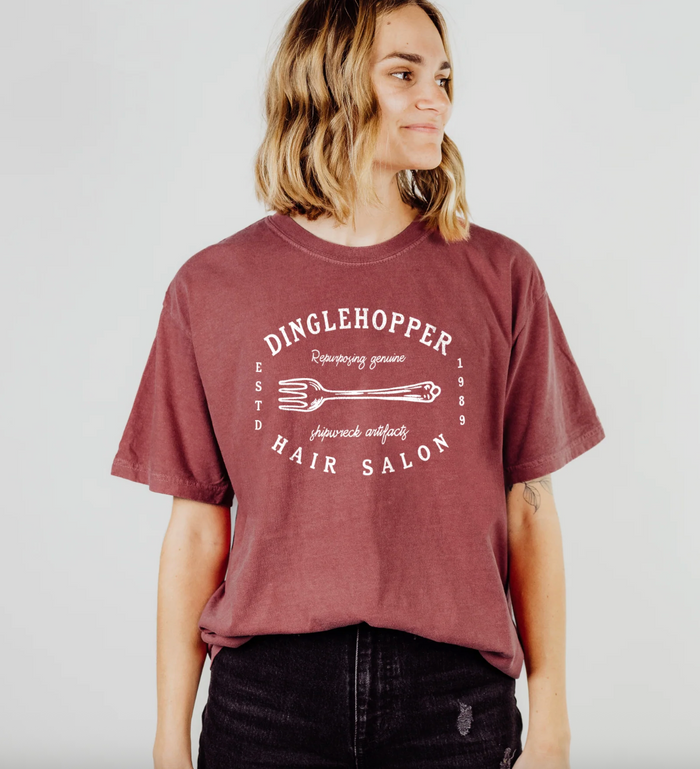 Dinglehopper Hair Salon Comfort Colors Unisex Garment-Dyed T-shirt