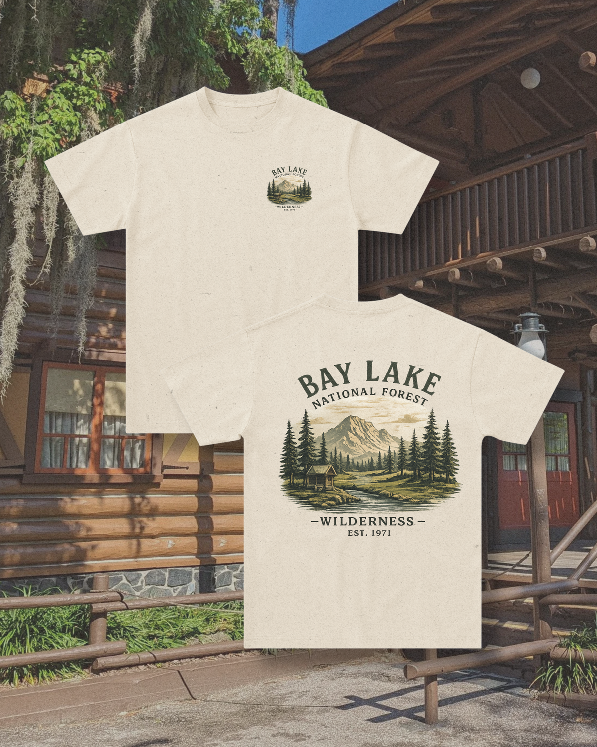 Bay Lake National Forest Oversized Tee