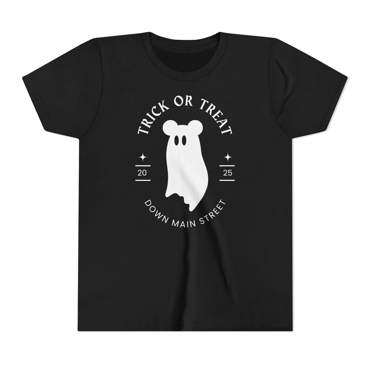 Trick or Treat Down Main Street Youth Short Sleeve Tee