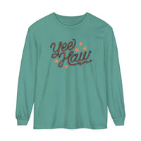 Yee Haw Comfort Colors Unisex Garment-dyed Long Sleeve T-Shirt
