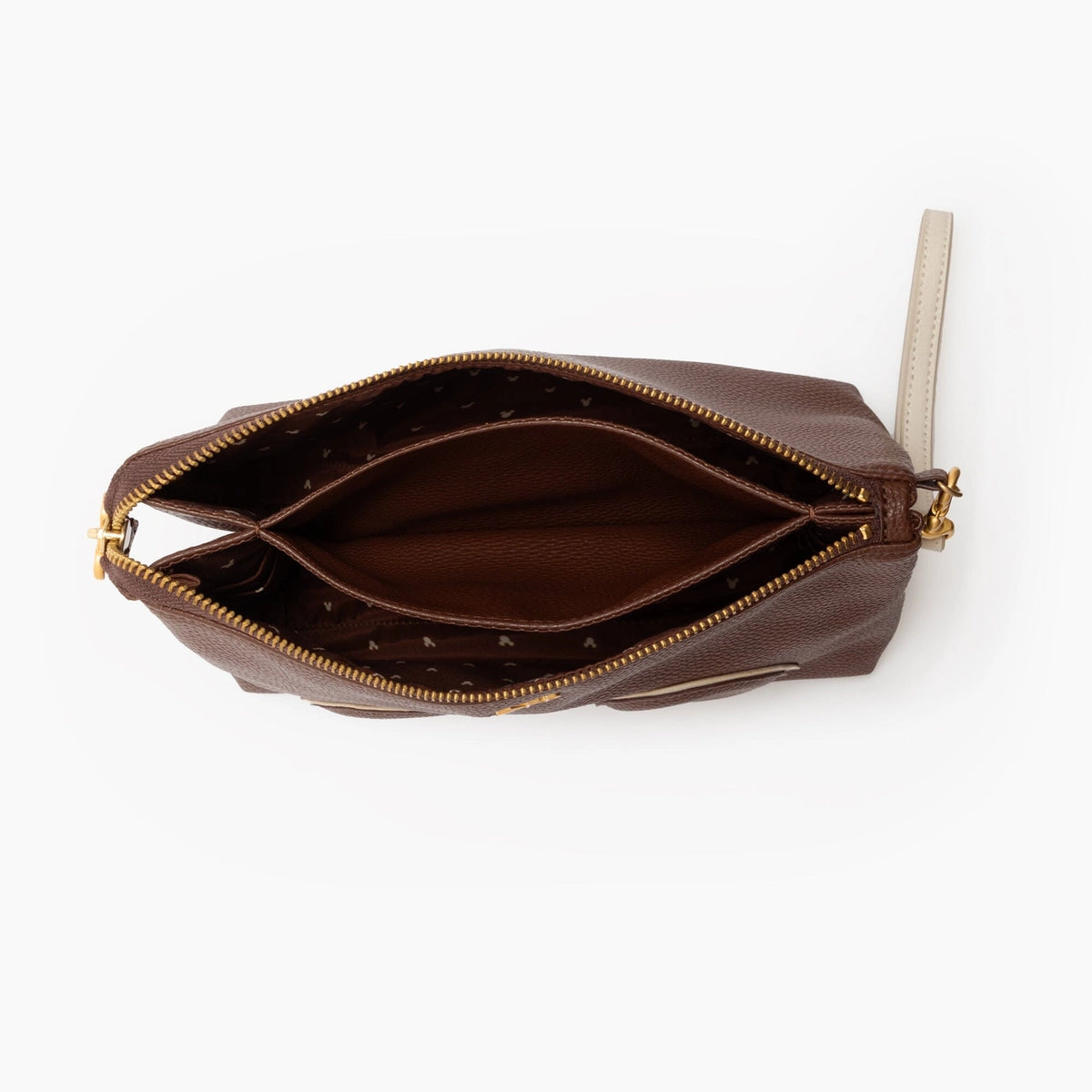 Disney Mocha Mickey Mouse Zip Pouch