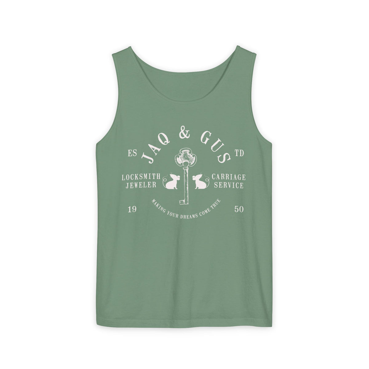 Jaq & Gus Locksmith Unisex Comfort Colors Garment-Dyed Tank Top