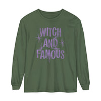 Witch and Famous Comfort Colors Unisex Garment-dyed Long Sleeve T-Shirt