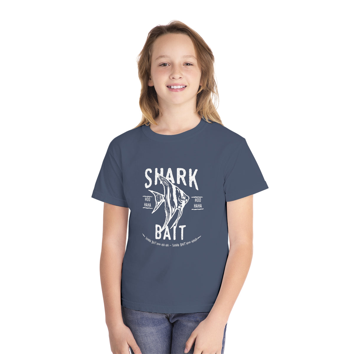 Shark Bait Hoo Haha Comfort Colors Youth Midweight Tee