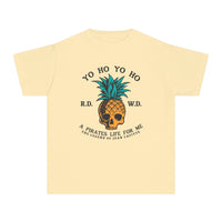 Yo Ho Pirates Life For Me Comfort Colors Youth Midweight Tee