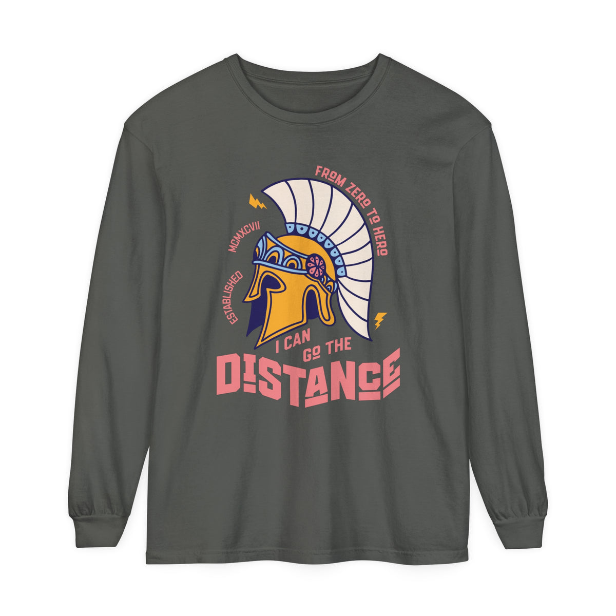 I Can Go The Distance Comfort Colors Unisex Garment-dyed Long Sleeve T-Shirt