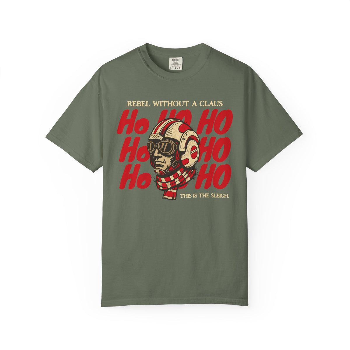 Rebel Without A Claus Comfort Colors Unisex Garment-Dyed T-shirt