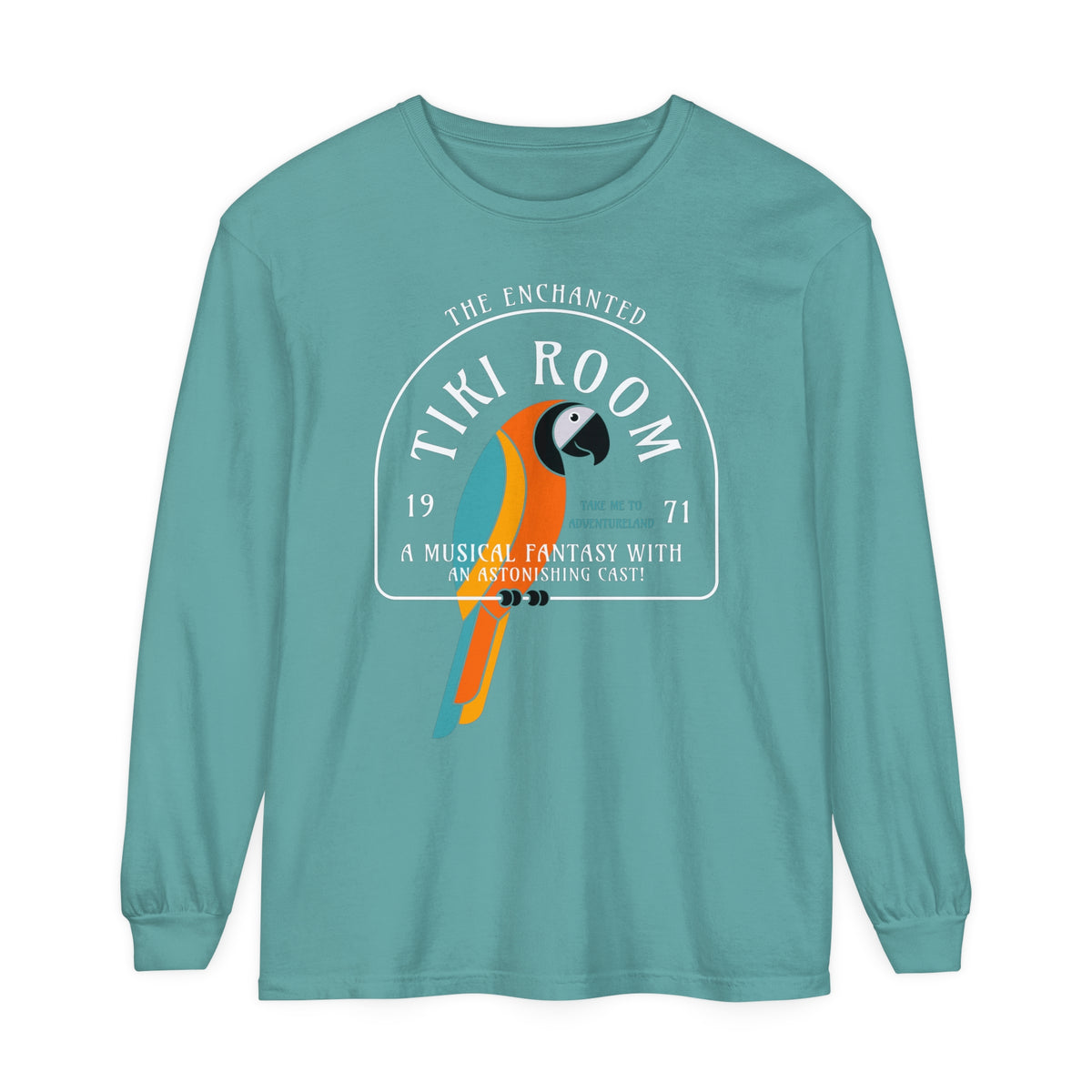 Enchanted Tiki Room Comfort Colors Unisex Garment-dyed Long Sleeve T-Shirt