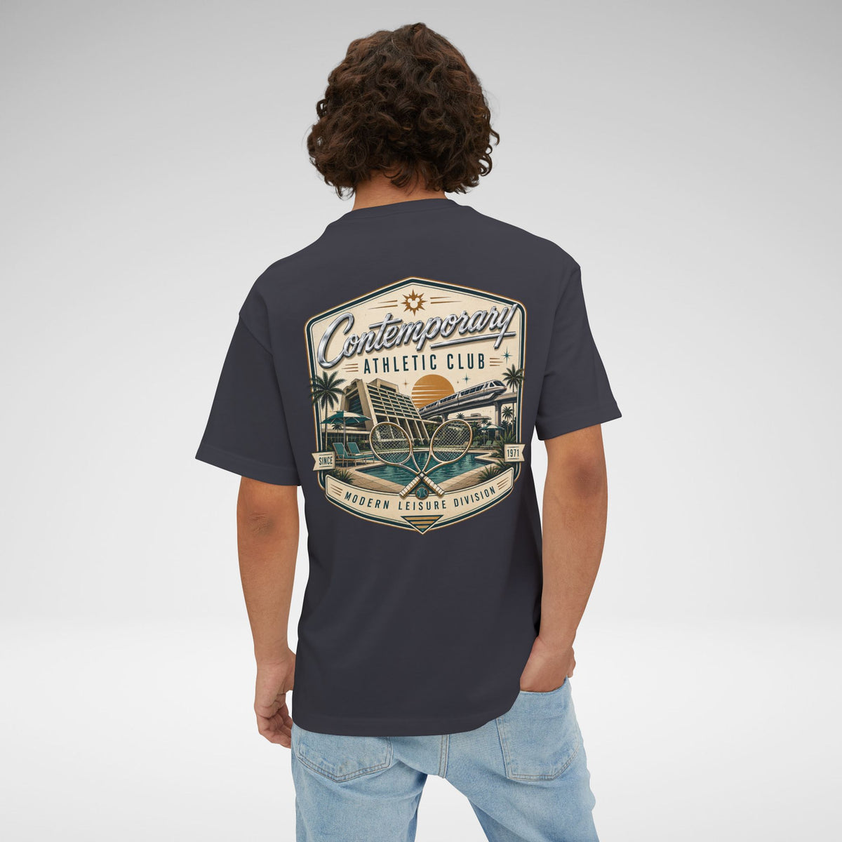 Contemporary Athletic Club Oversized Tee