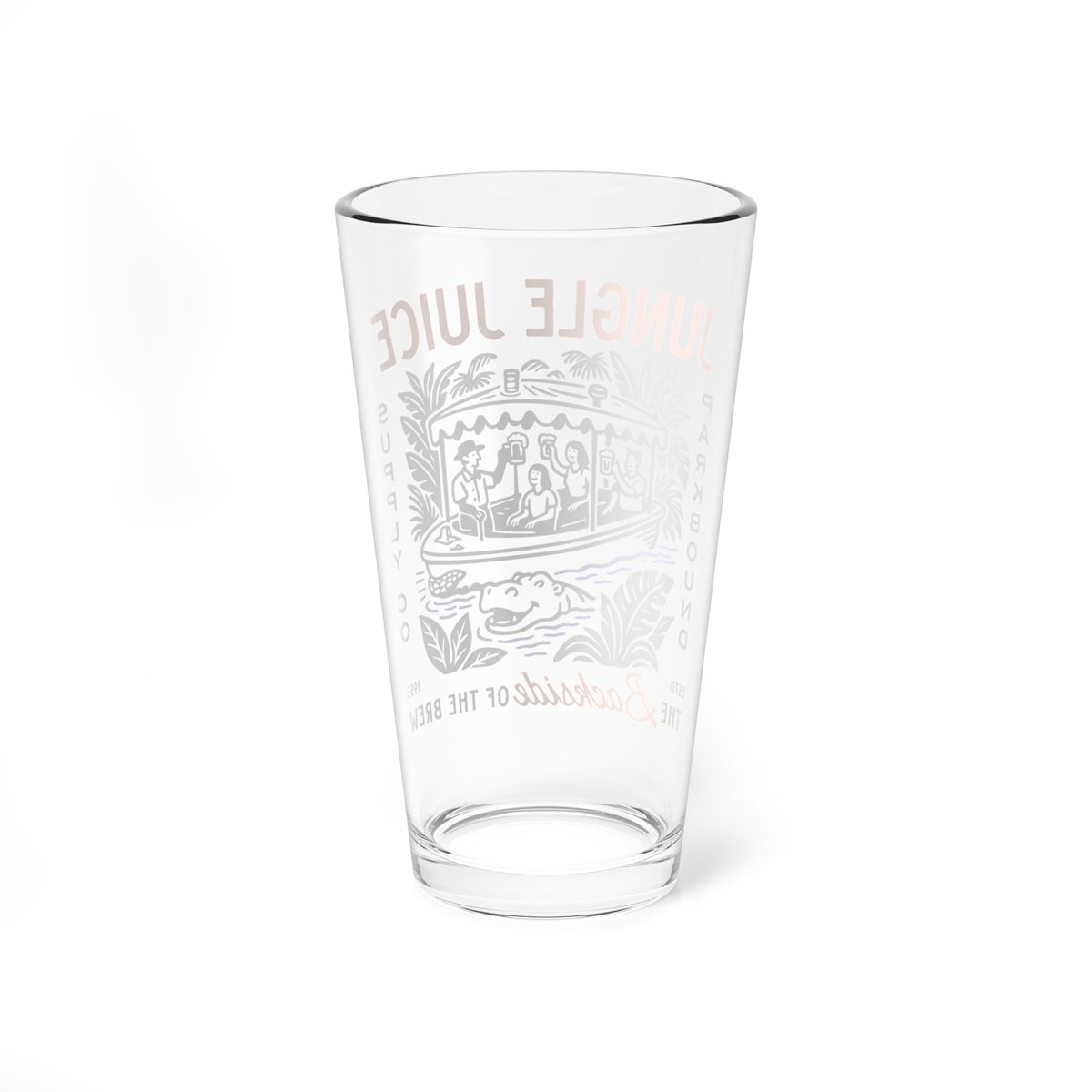 Jungle Juice - The Backside of the Brew Glass 16oz