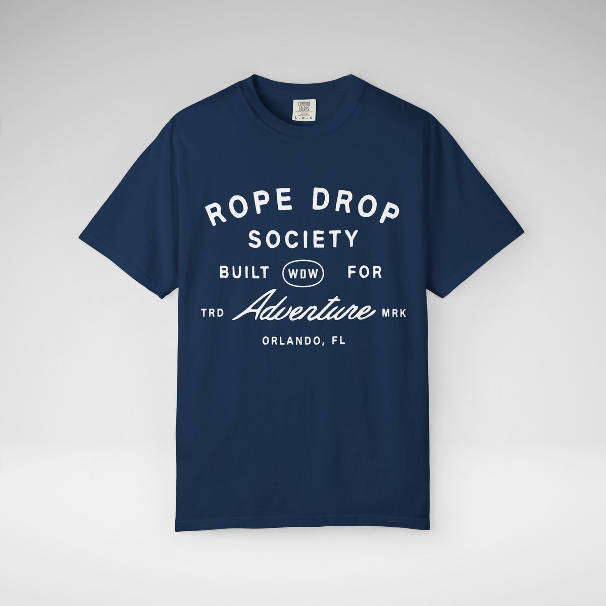 Rope Drop Society Comfort Colors Unisex Garment-Dyed T-shirt