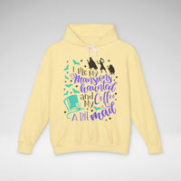 I Like My Mansions Haunted Comfort Colors Unisex Lightweight Hooded Sweatshirt