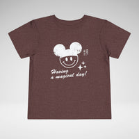 Having A Magical Day Toddler Bella Canvas Short Sleeve Tee