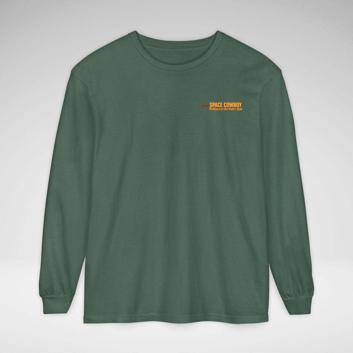 Space Cowboy Outlaws of the Outer Rim Comfort Colors Unisex Garment-dyed Long Sleeve T-Shirt